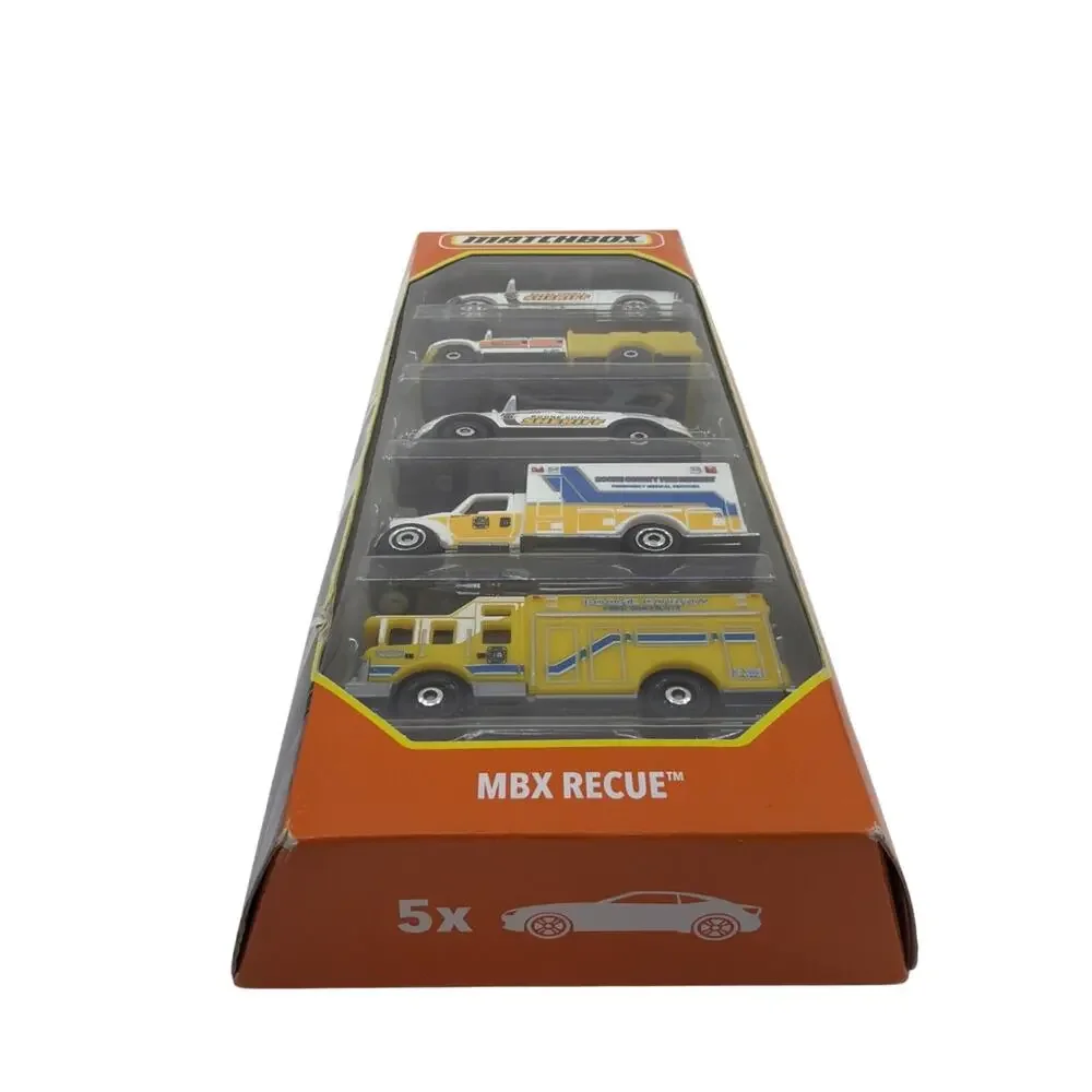 Matchbox 2021 MBX ( Recue Error Package ) Rescue 5 Pack Boone County Vehicles